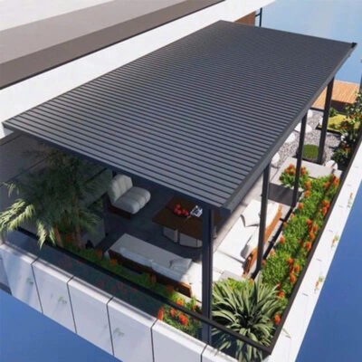 Mái hiên lam sóng cố định – Vinaroof